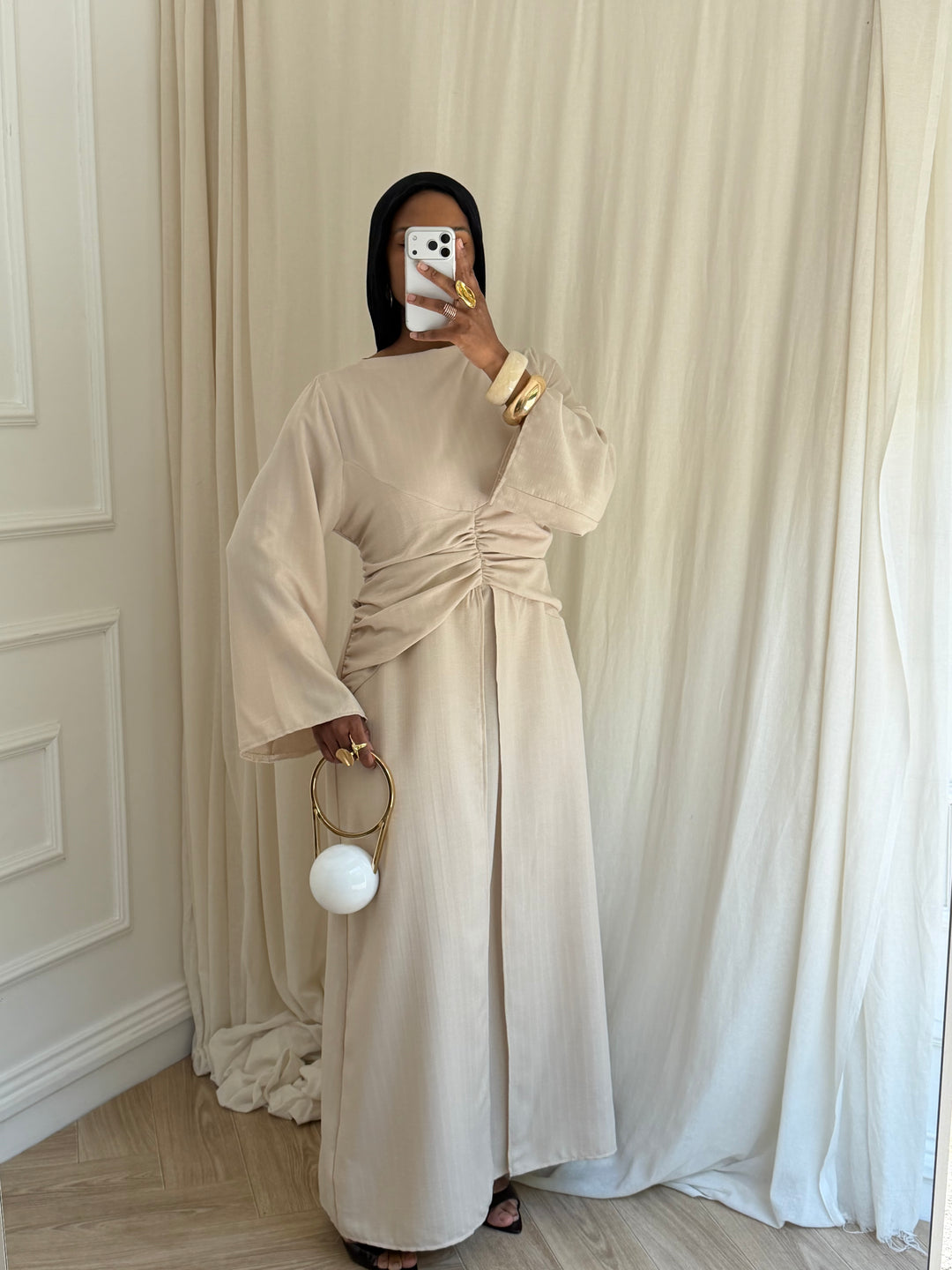 ROBE OLA BEIGE