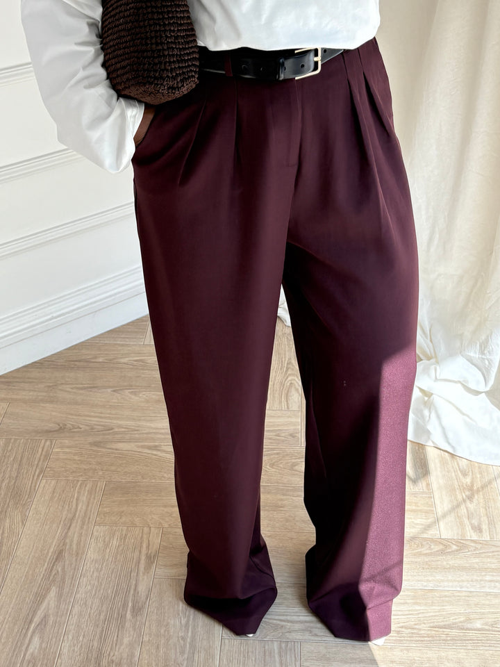 PANTALON PREMIUM TALL BORDEAUX