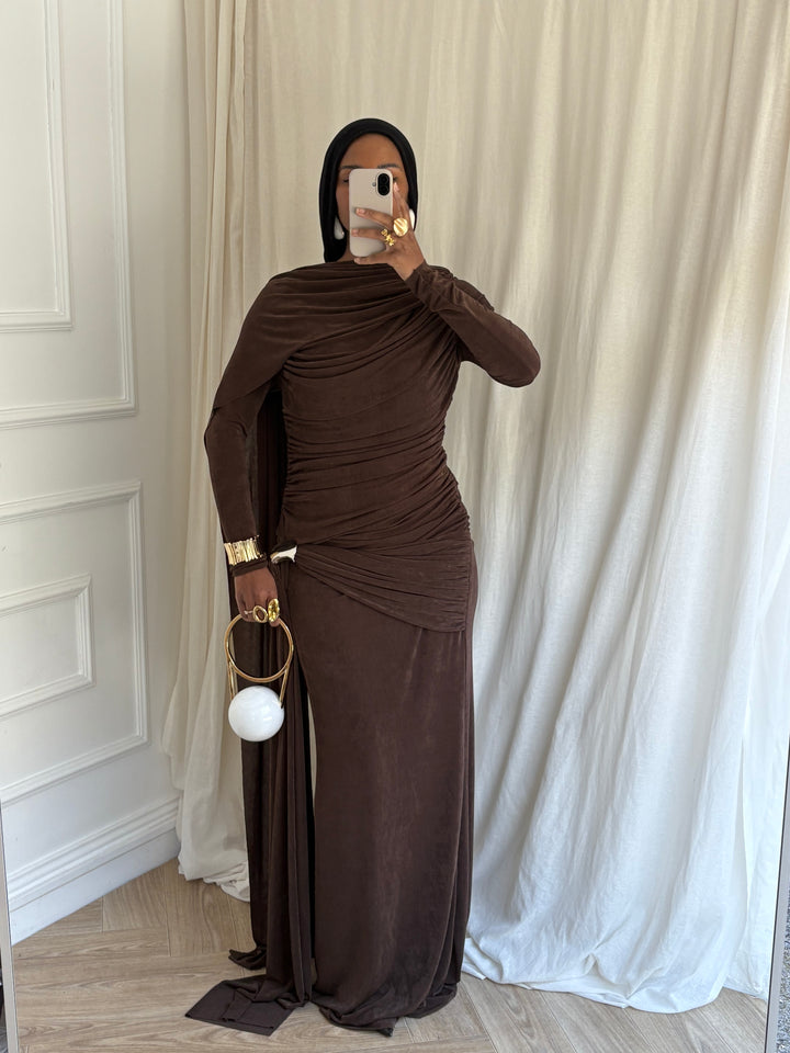 ROBE GALA CHOCOLAT