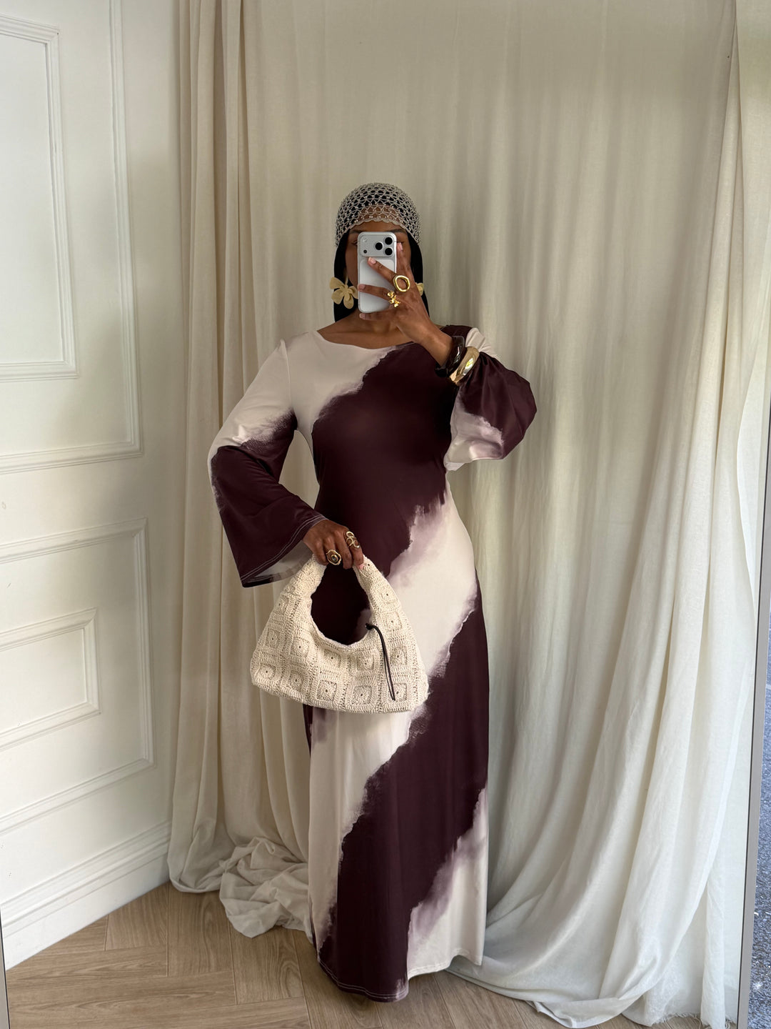ROBE JAWAL MARRON
