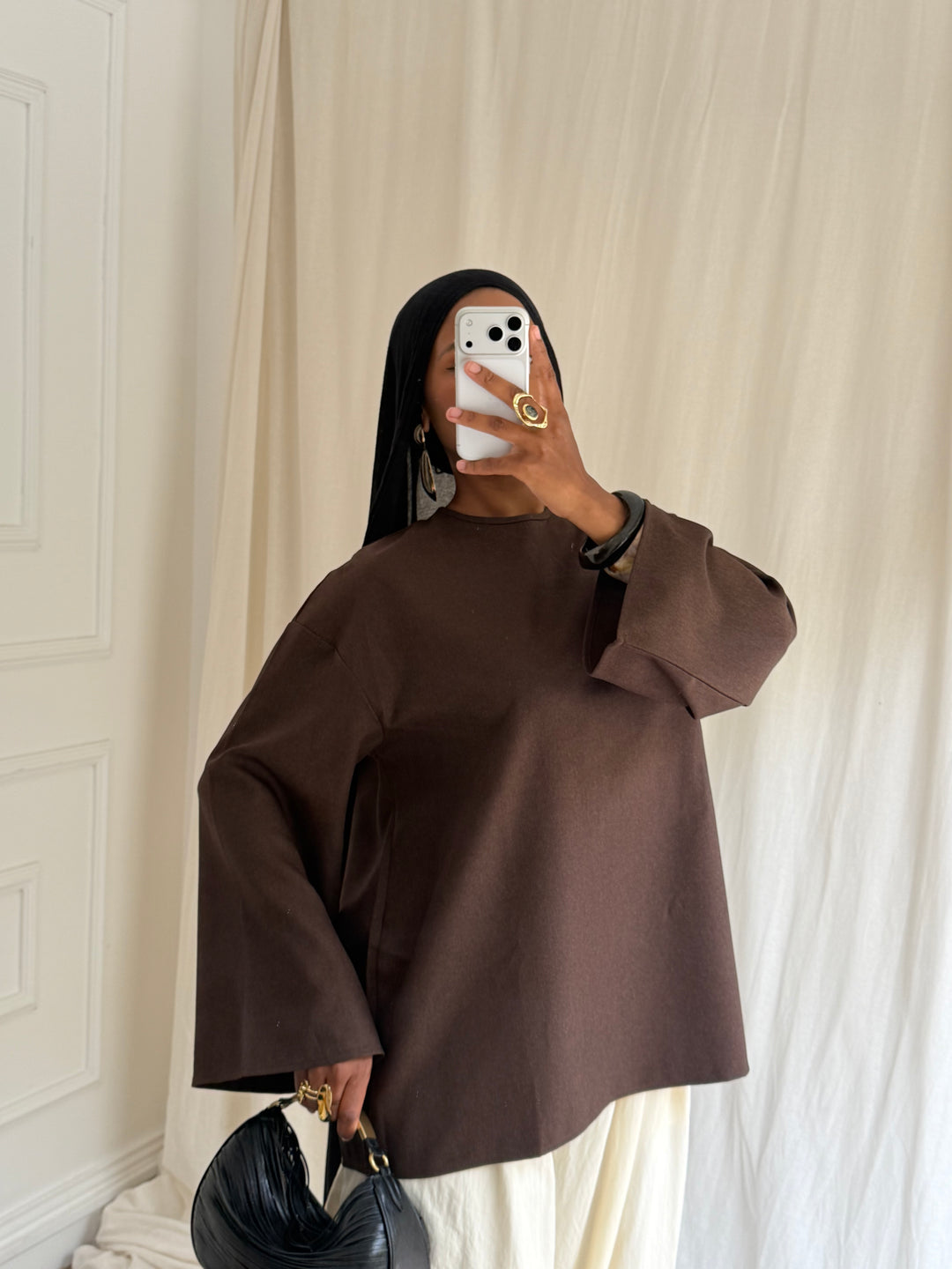 TOP ESSENTIEL MARRON
