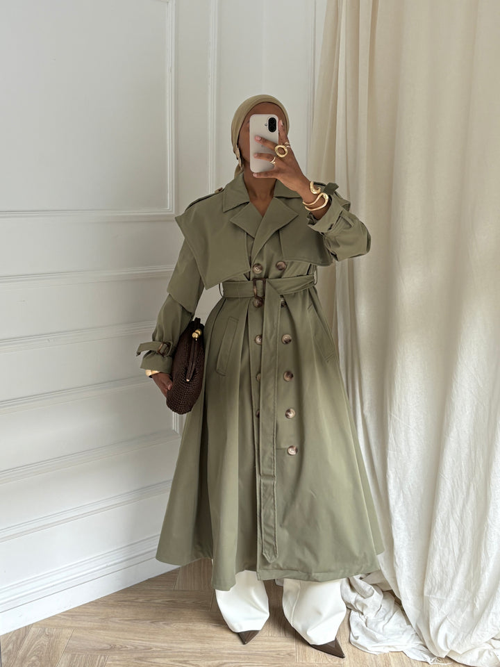 TRENCH FRENCHI KAKI