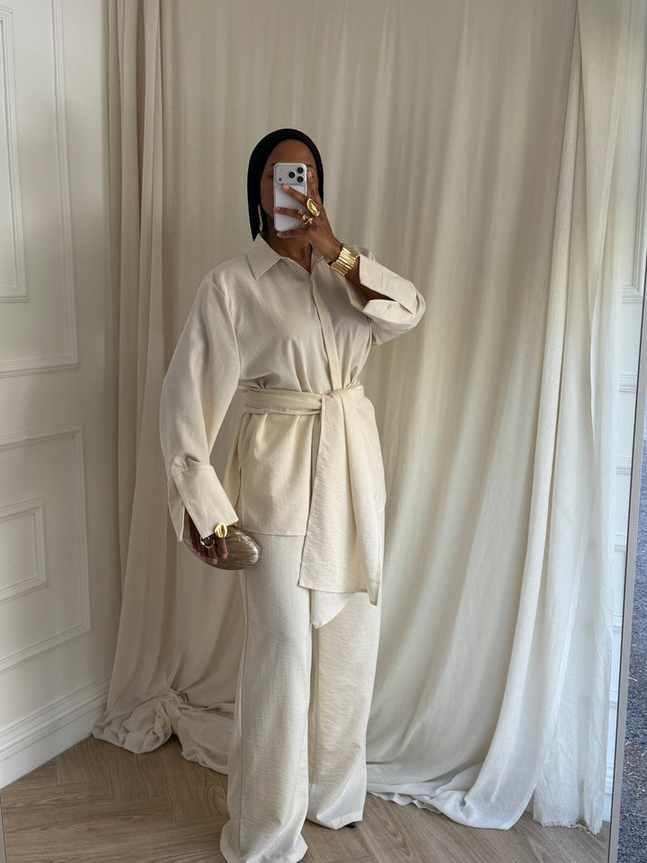 ENSEMBLE COTON BEIGE