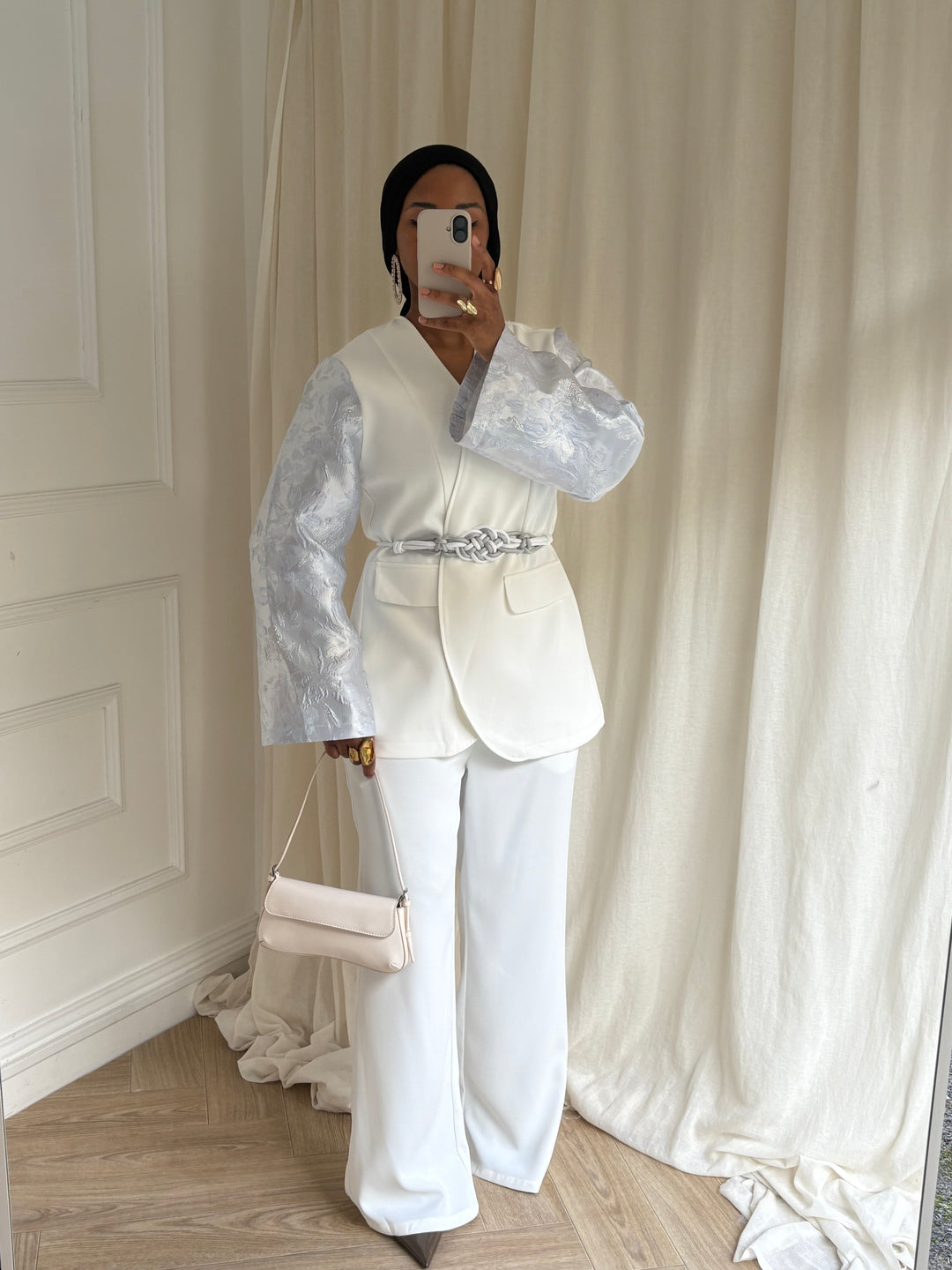 SET BLAZER CAPSULE BLANC