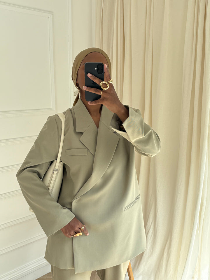 BLAZER PREMIUM VERT AMANDE