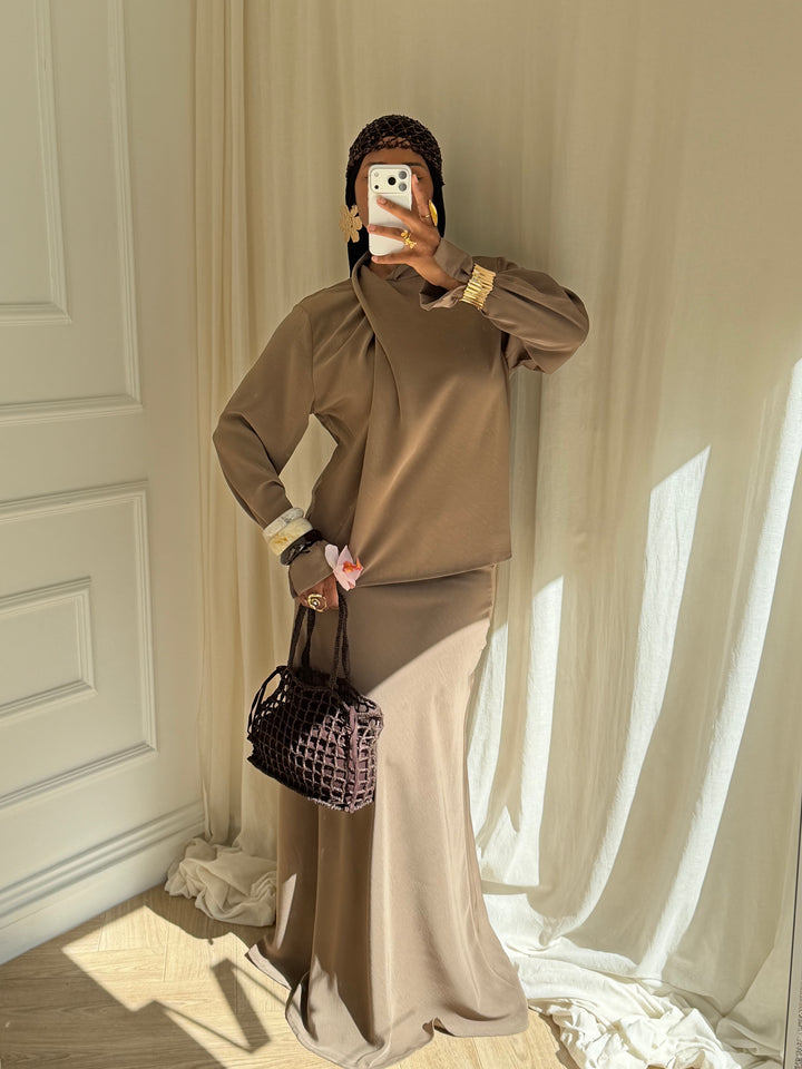 ENSEMBLE DILARA TAUPE