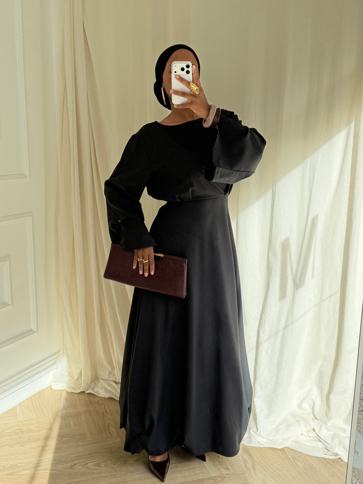ROBE BALLON NOIRE