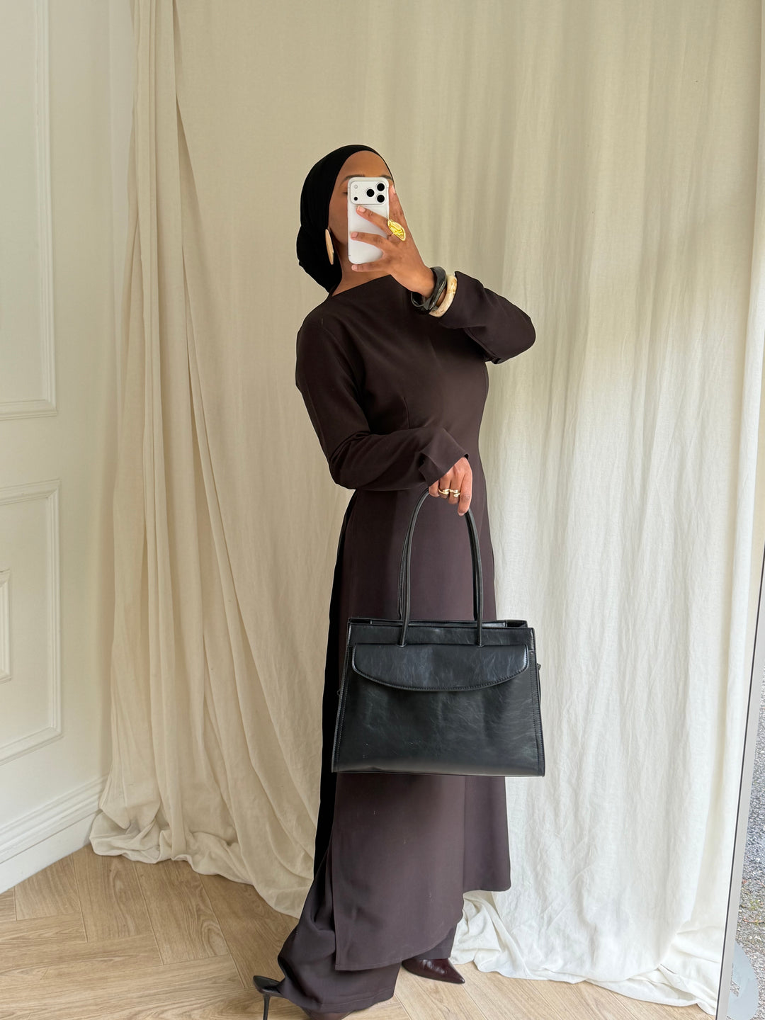 ENSEMBLE AMANA MARRON