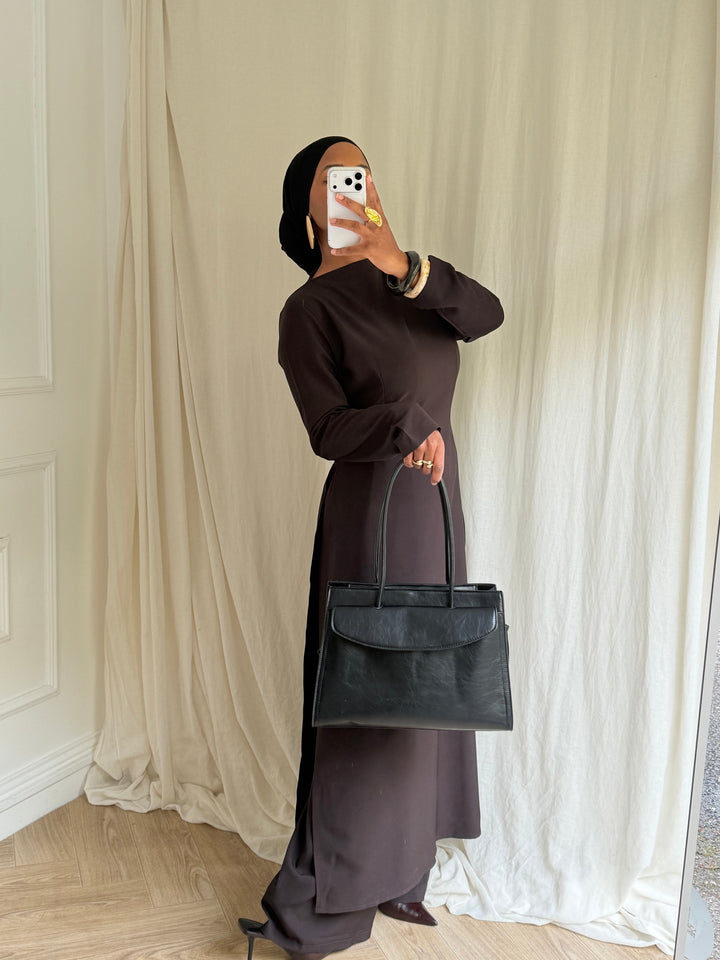 ENSEMBLE AMANA MARRON