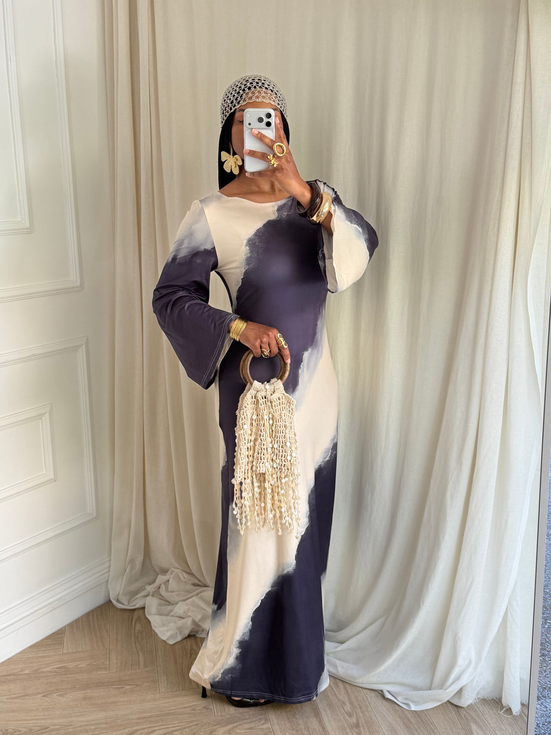 ROBE JAWAL BLEU