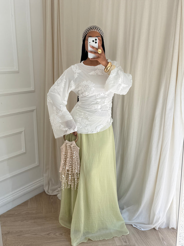 BLOUSE YASMEEN BLANCHE