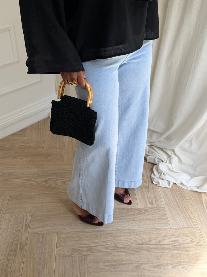 JEAN PALAZZO BLEU TRÈS CLAIR