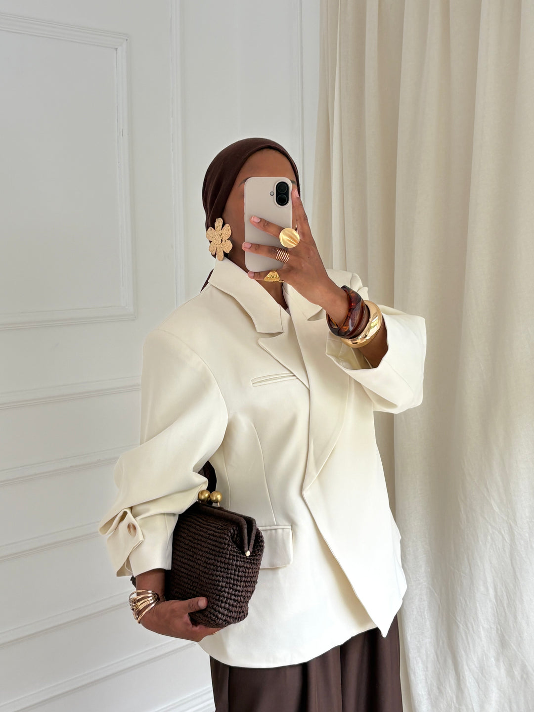 BLAZER ESSENTIAL PREMIUM BLANC
