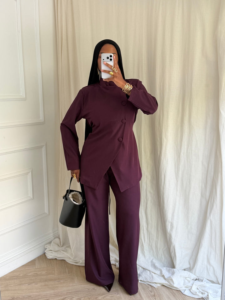 ENSEMBLE AKARA AUBERGINE