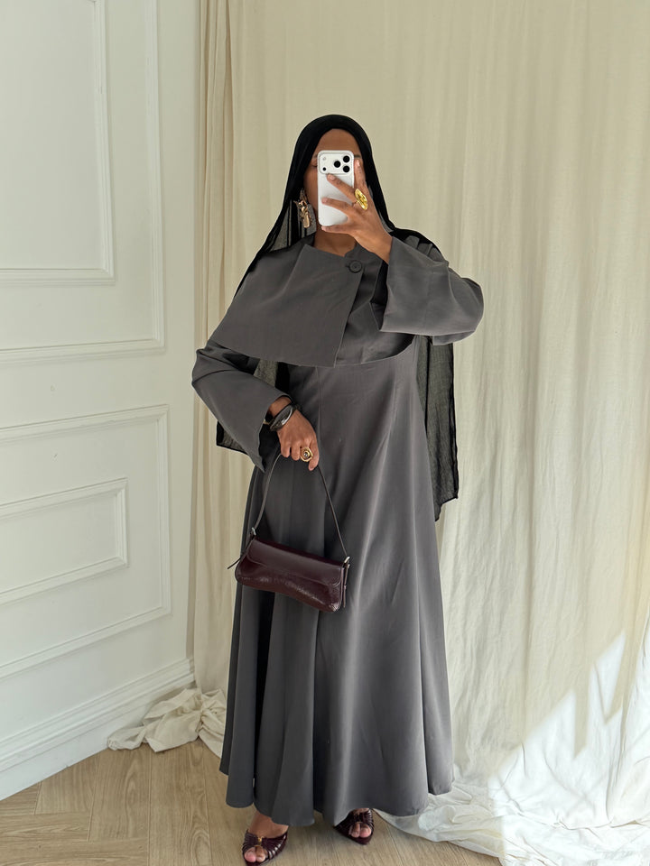 ROBE BUSHRA GRISE