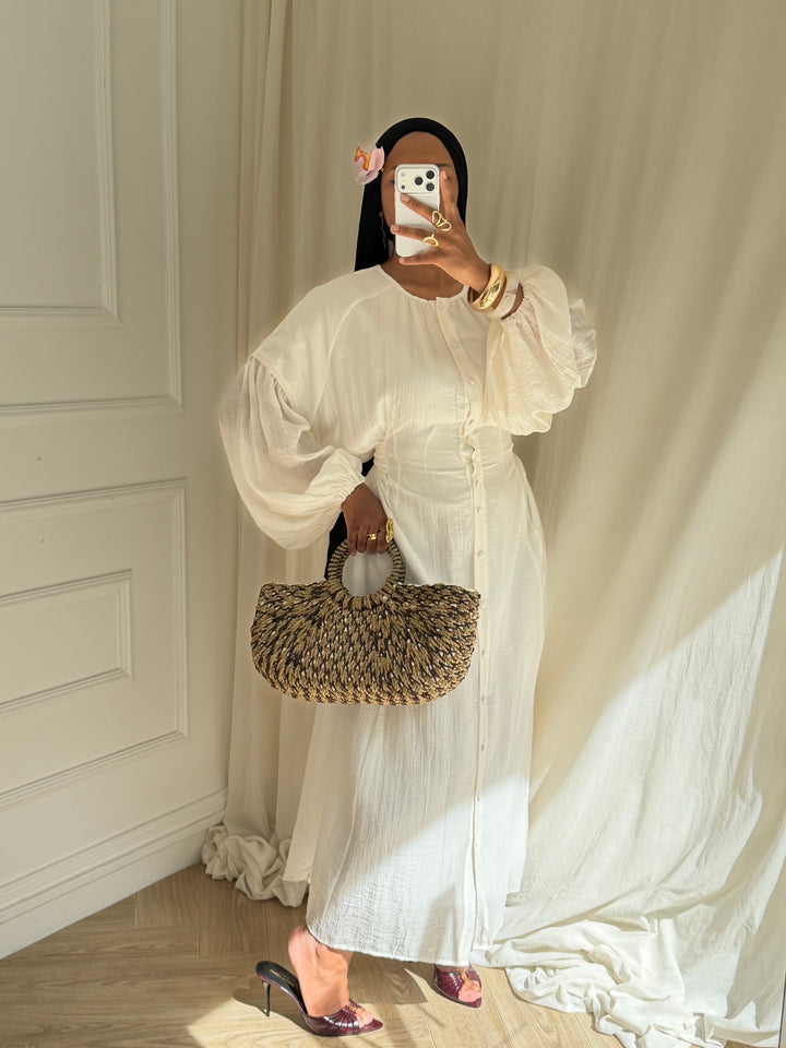 ROBE SOMALYA CRÈME