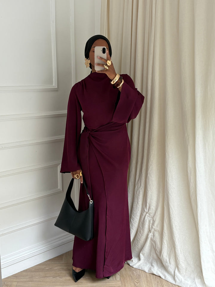 ROBE AKILA BORDEAUX