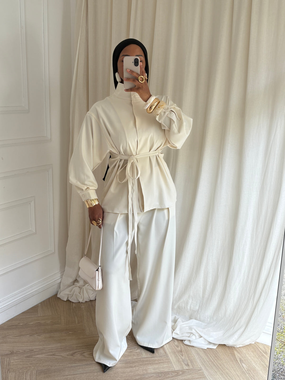 SET BLOUSE Manhattan CRÈME