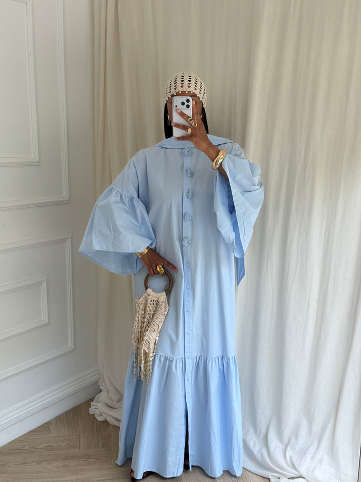 ROBE AMALIYA BLEU CIEL