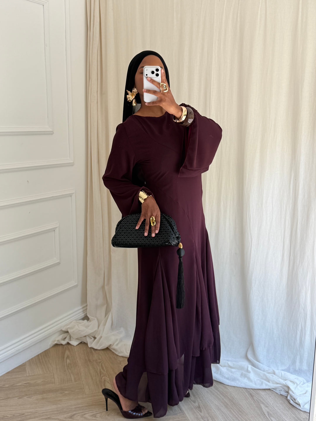 ROBE RINYA BORDEAUX