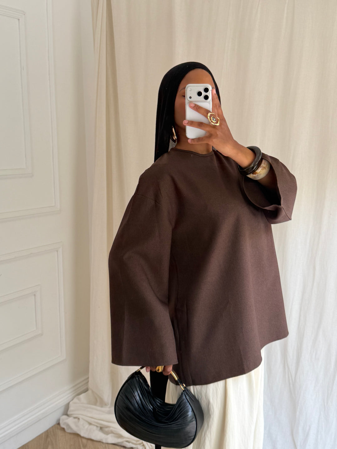 TOP ESSENTIEL MARRON