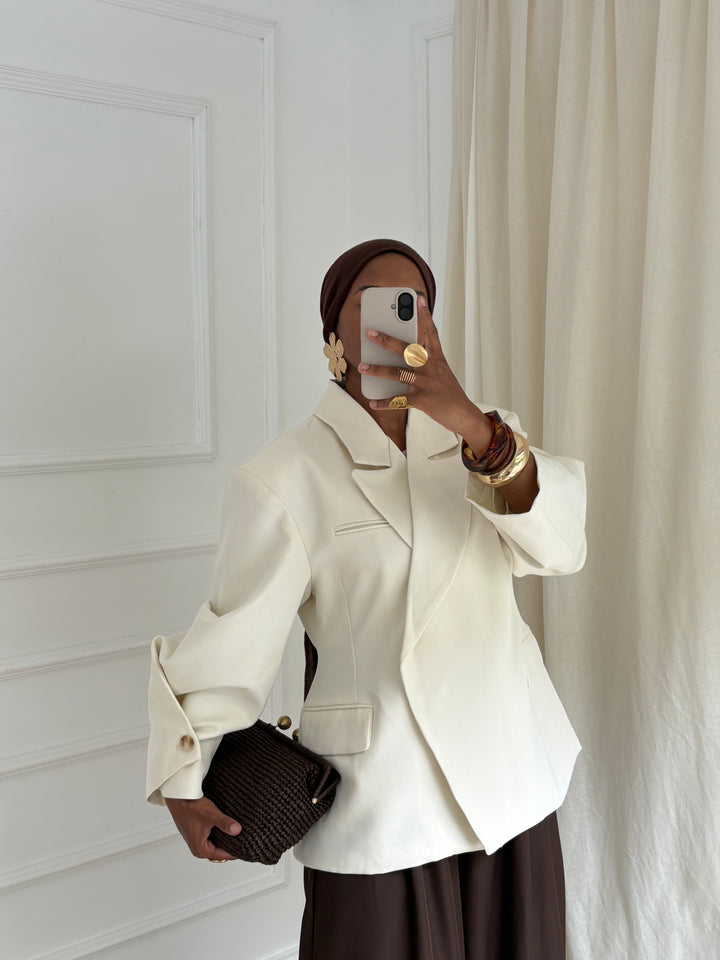 BLAZER ESSENTIAL PREMIUM BLANC