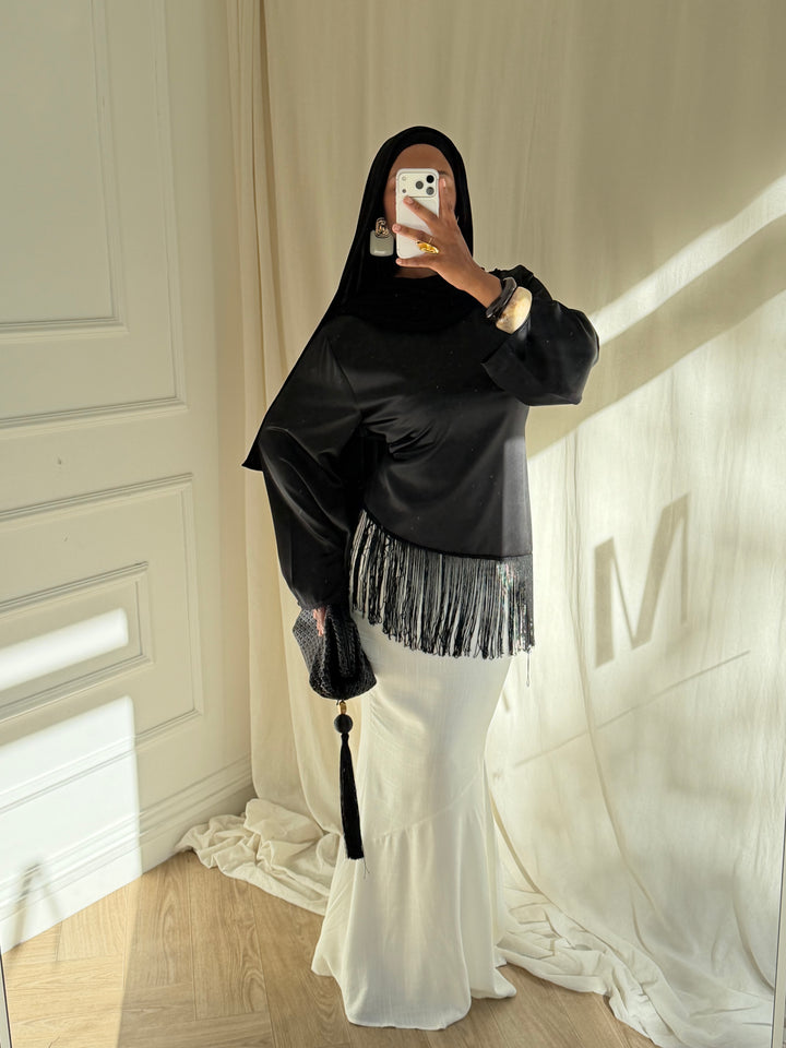 BLOUSE DOUSSAN NOIRE