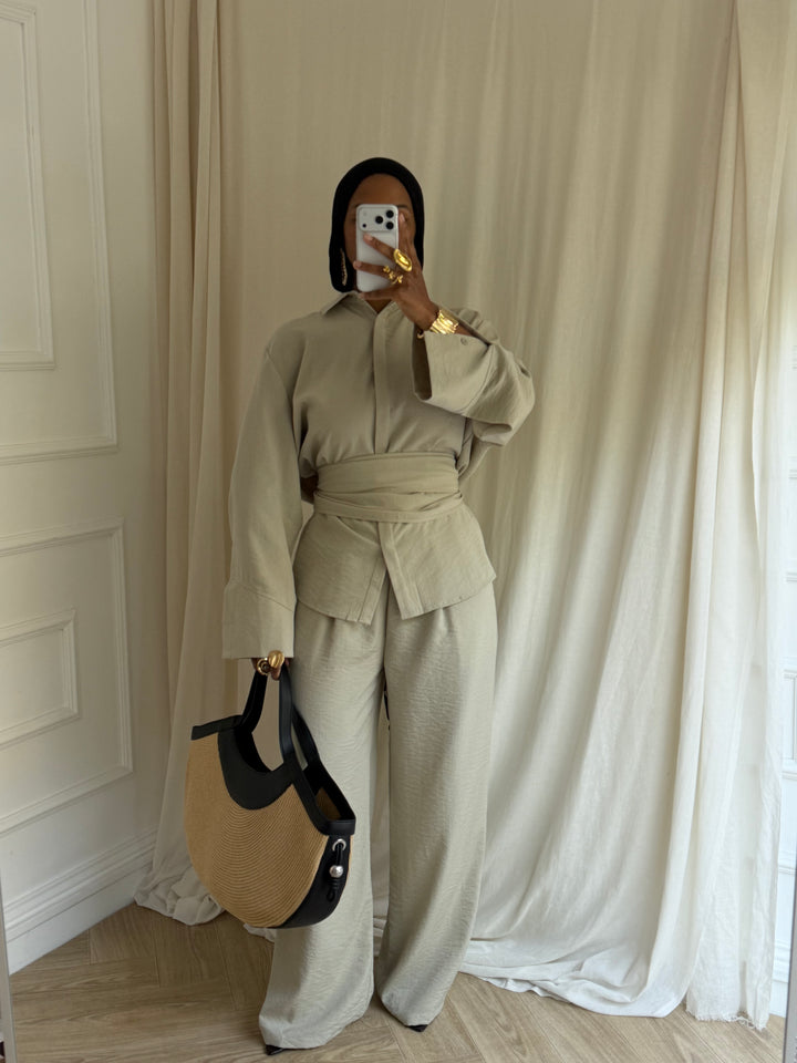 ENSEMBLE COTON AVOCAT