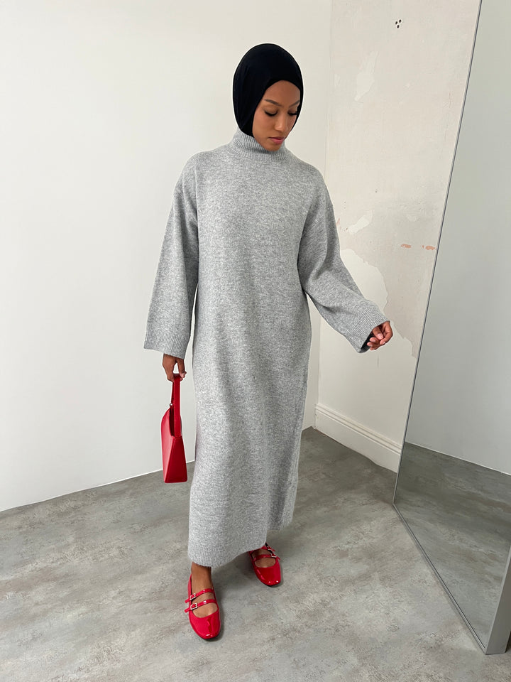 DRESS PULL OVER GRIS CLAIR