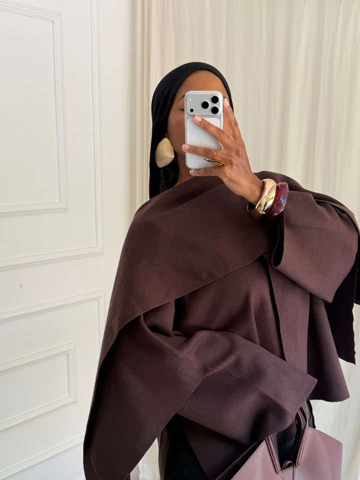 PULL OVERSIZE A CAPE MARRON