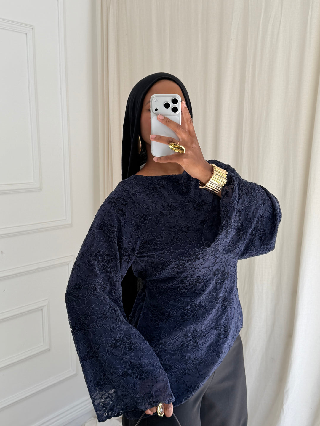BLOUSE MARBELLA BLEU NUIT