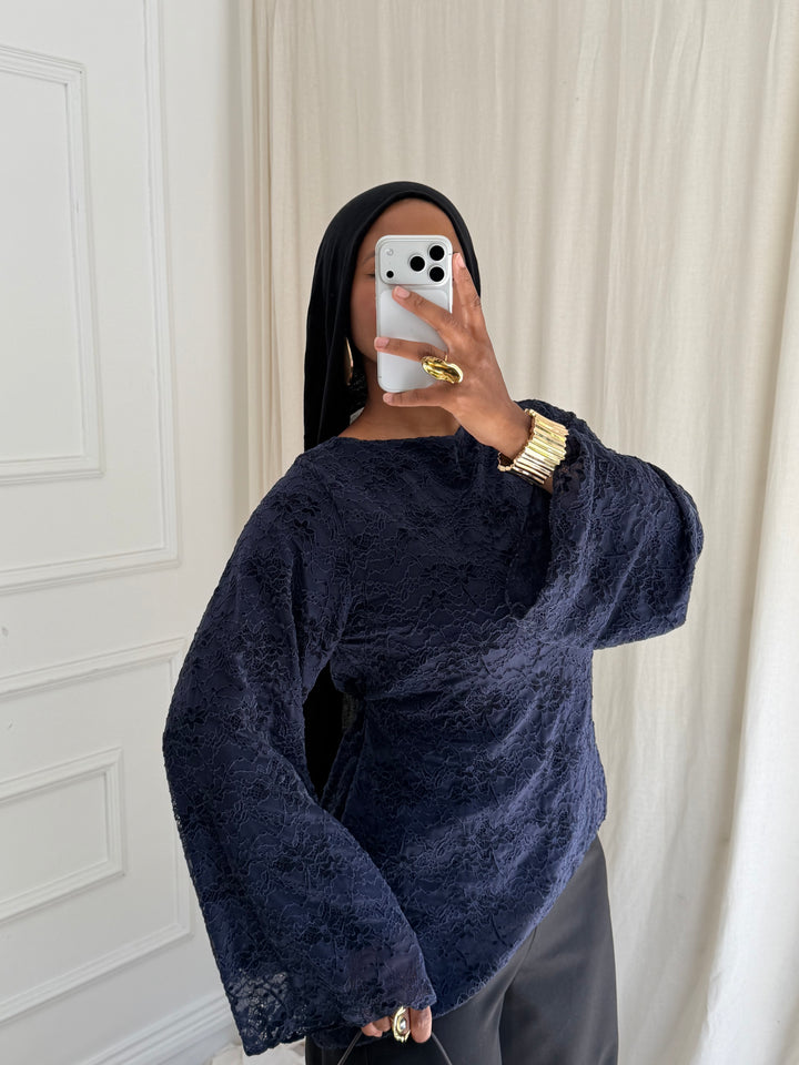 BLOUSE MARBELLA BLEU NUIT