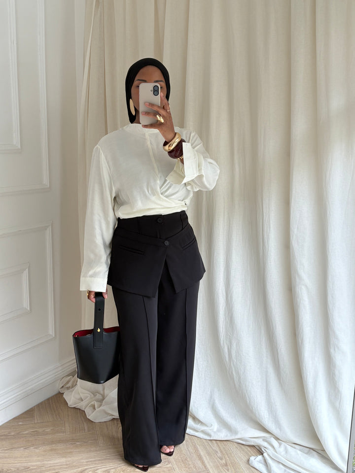 PANTALON JUPE NOIR