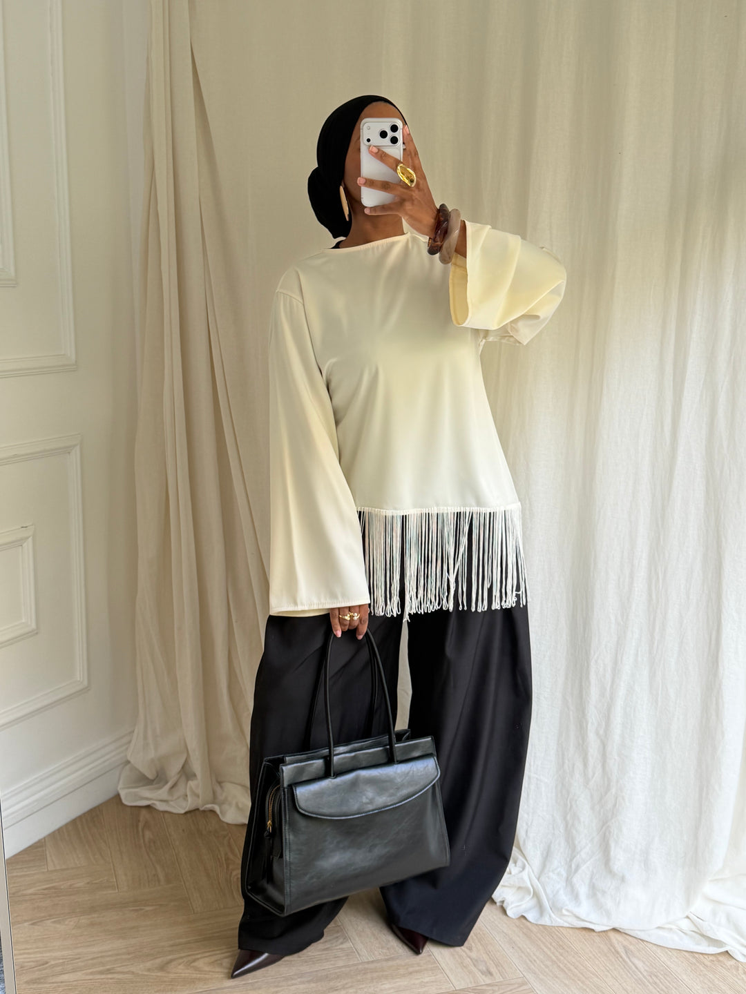 BLOUSE DOUSSAN BLANC CASSÉ