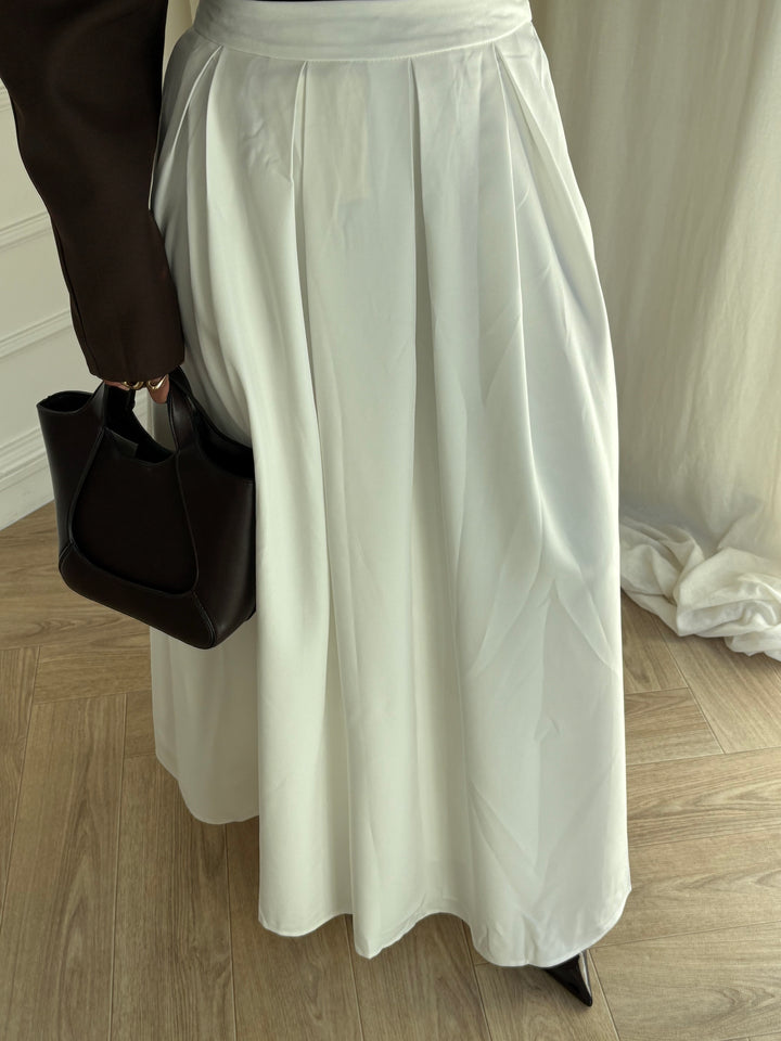 JUPE LONGUE ESSENTIEL BLANCHE