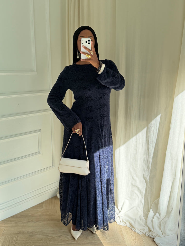 ROBE ODETTE BLEU NUIT