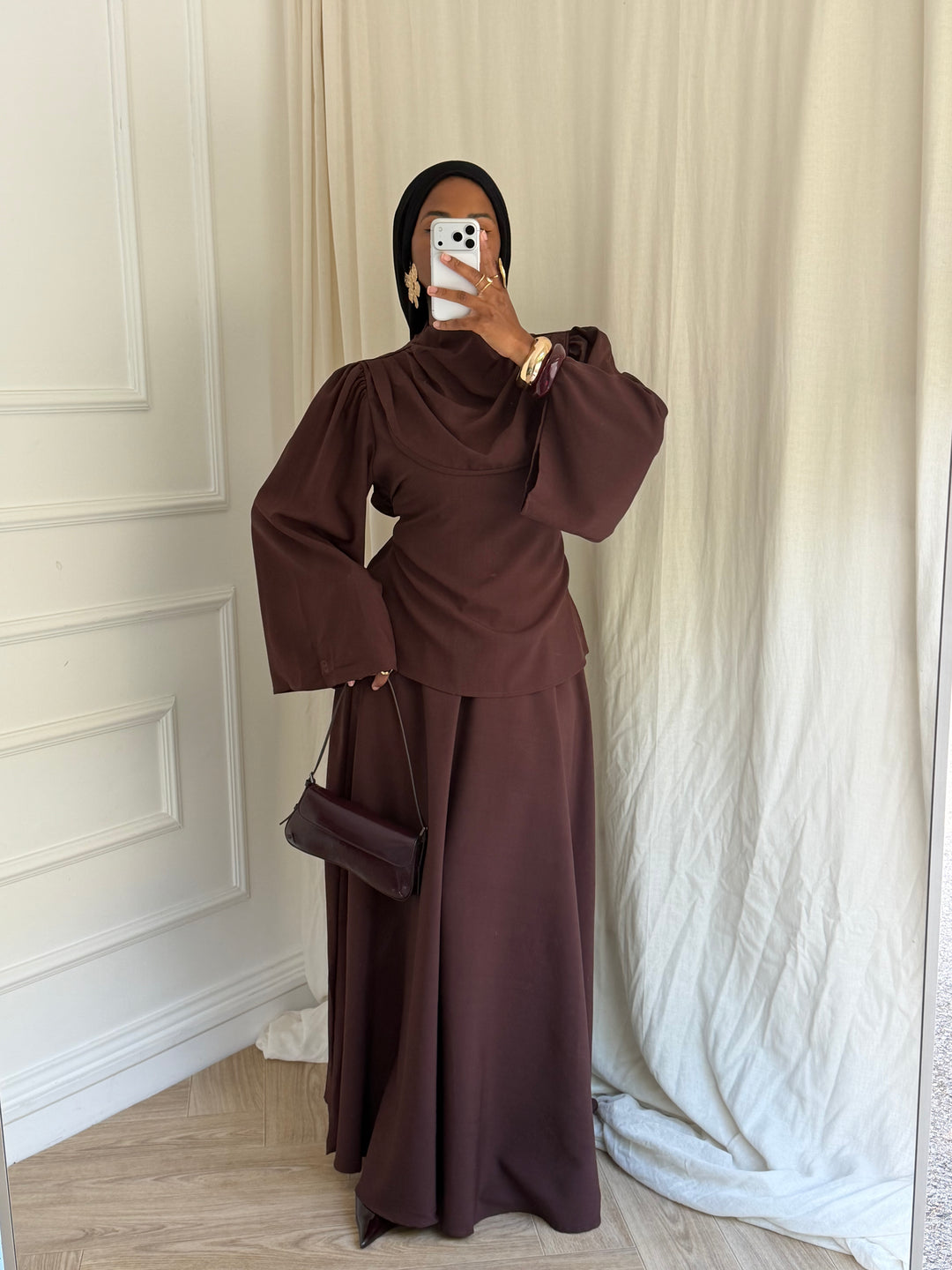 ENSEMBLE HANNA AUTOMNE MARRON