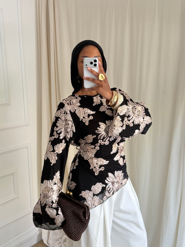 BLOUSE YASMEEN NOIR