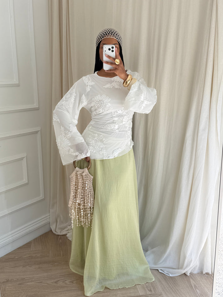 BLOUSE YASMEEN BLANCHE