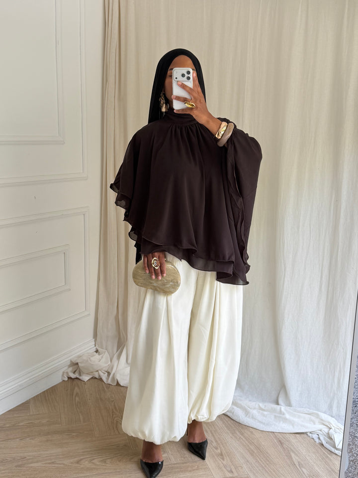 PONCHO MONIKA MARRON