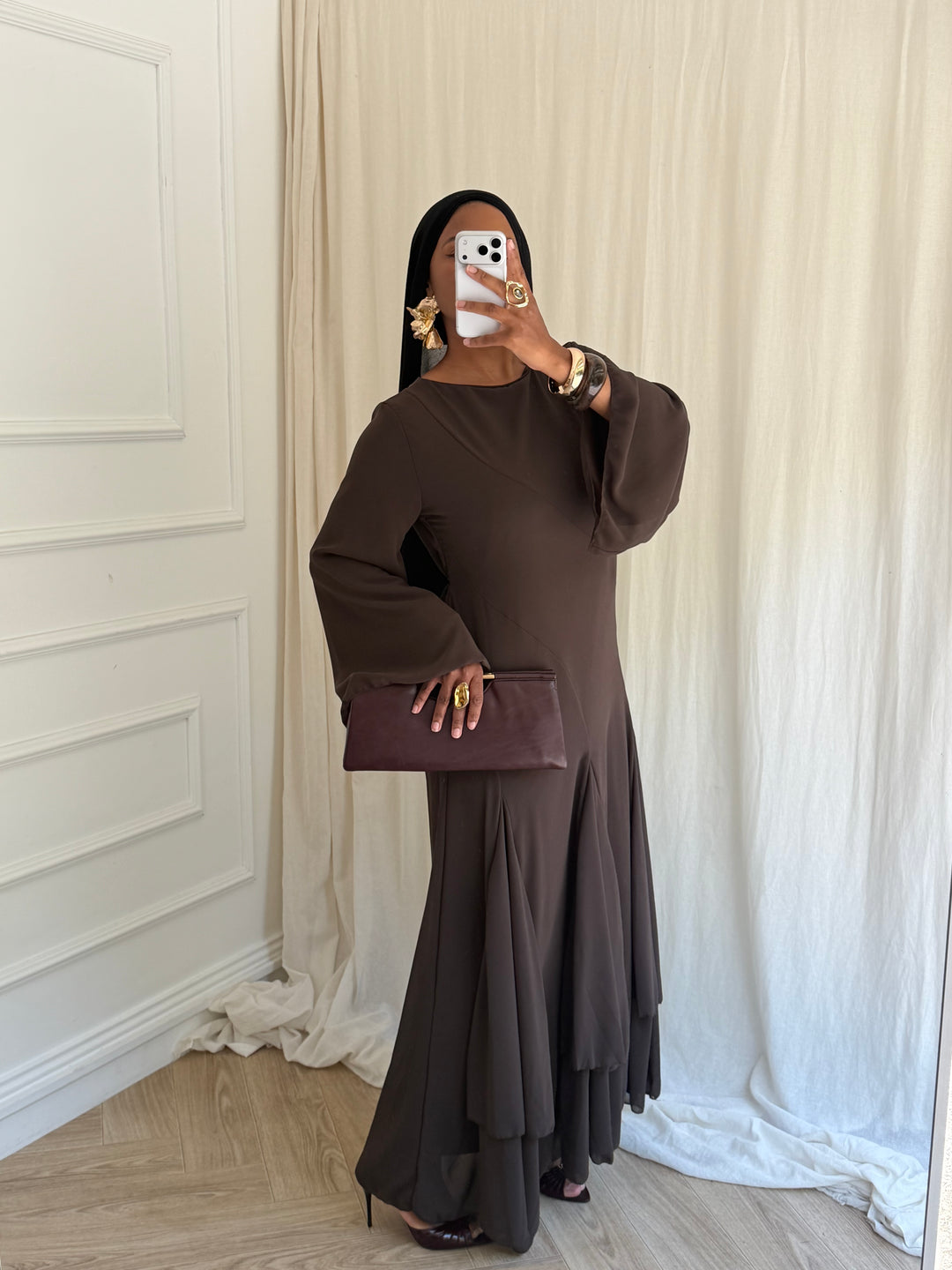ROBE RINYA MARRON