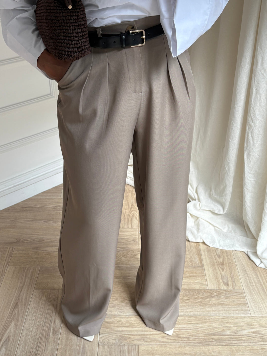 PANTALON PREMIUM TALL TAUPE