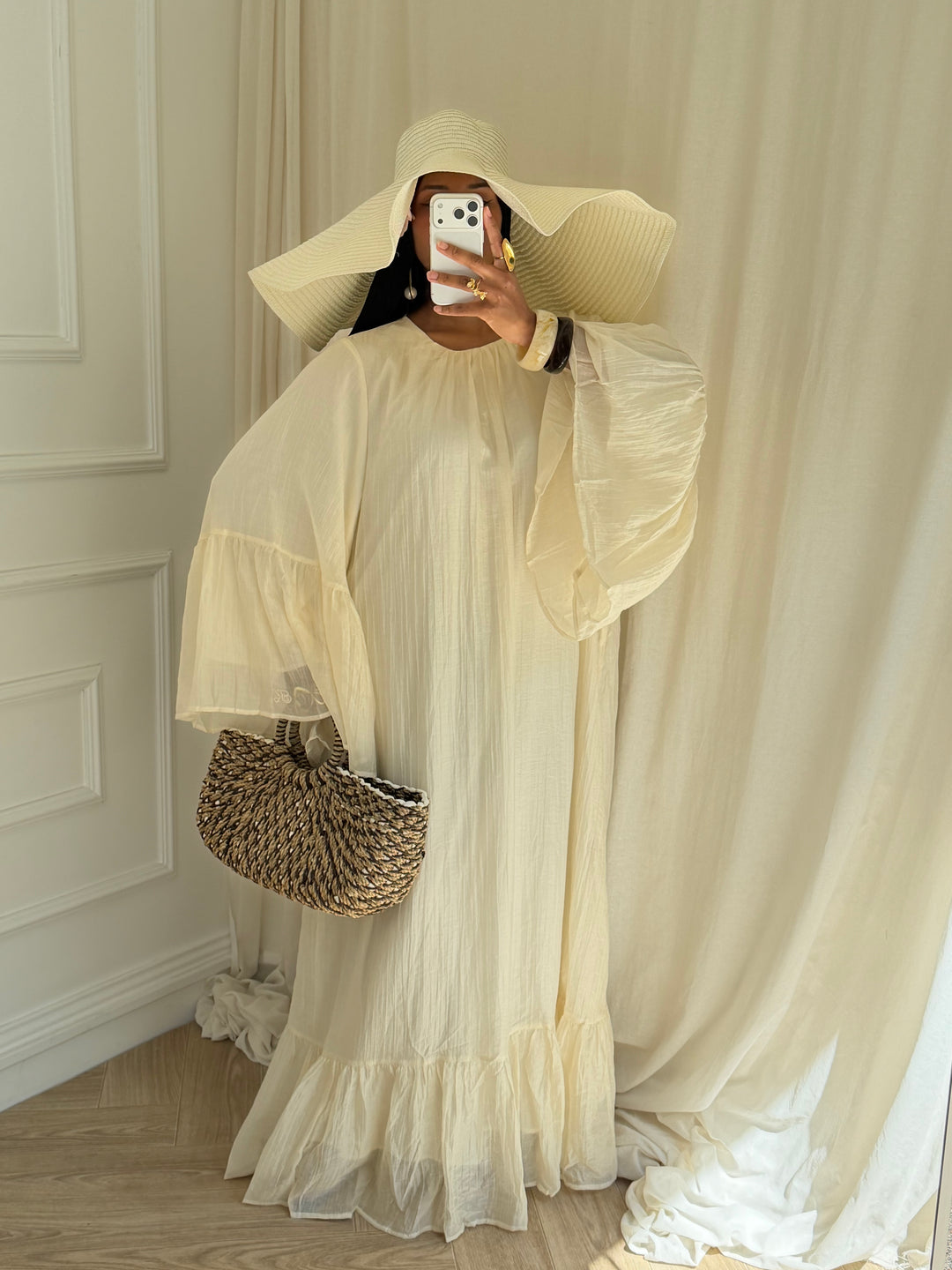 ROBE CALICIA BEIGE