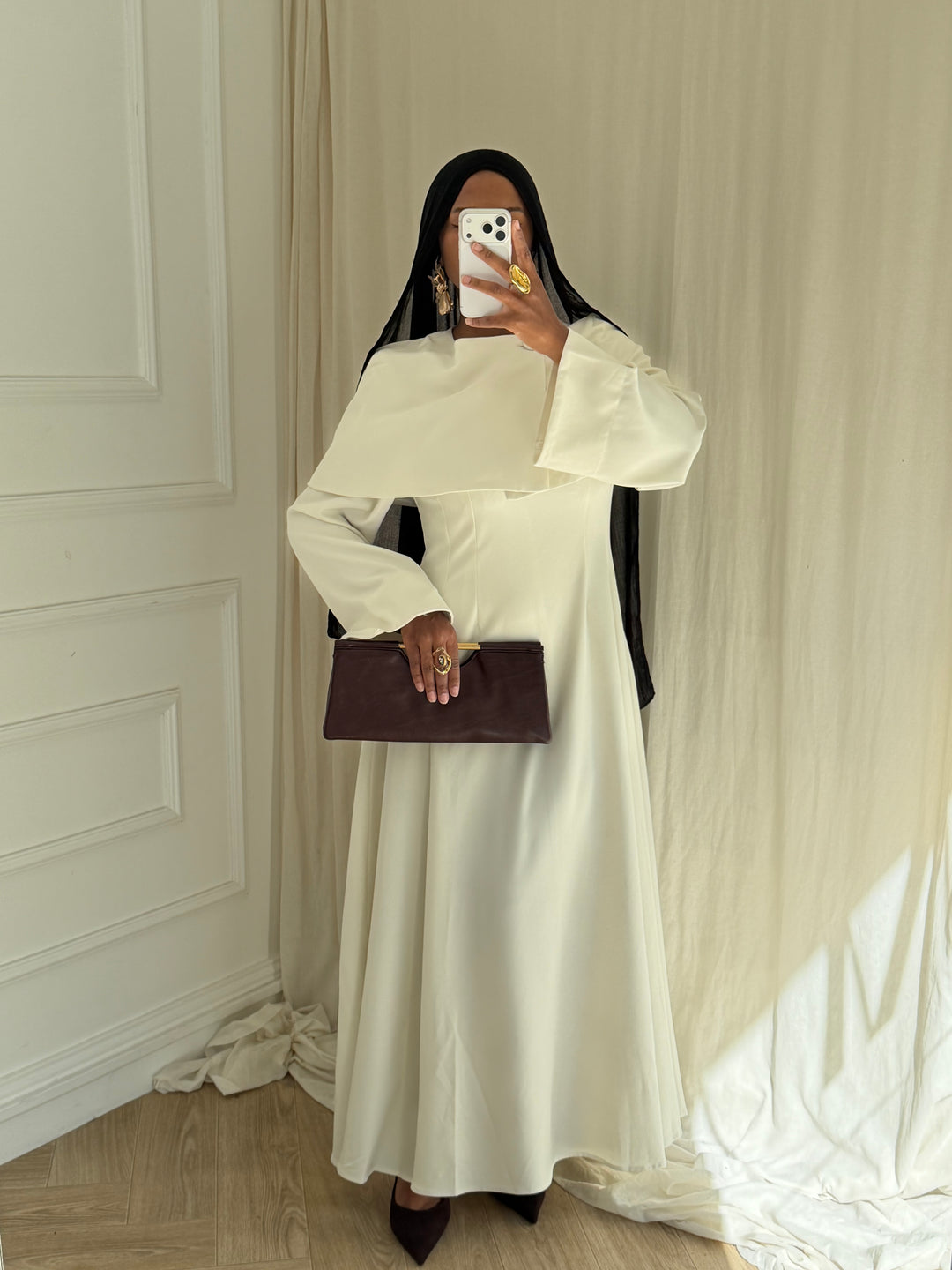ROBE BUSHRA BLANCHE
