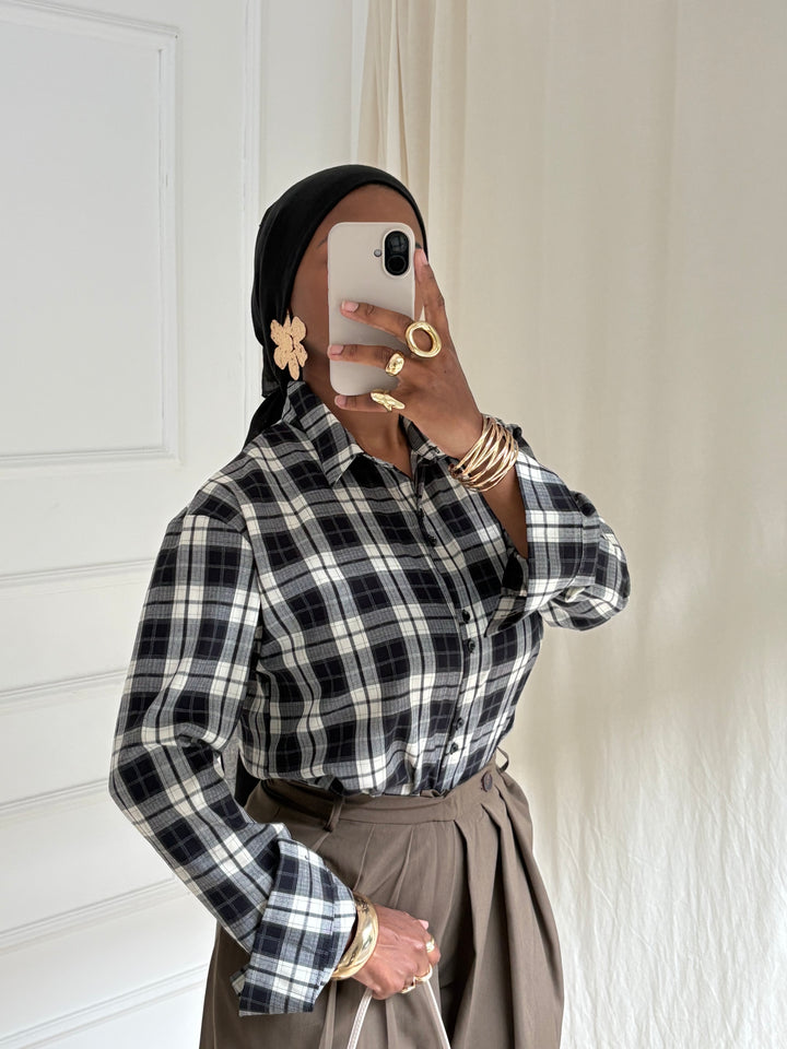 CHEMISE À CARREAUX