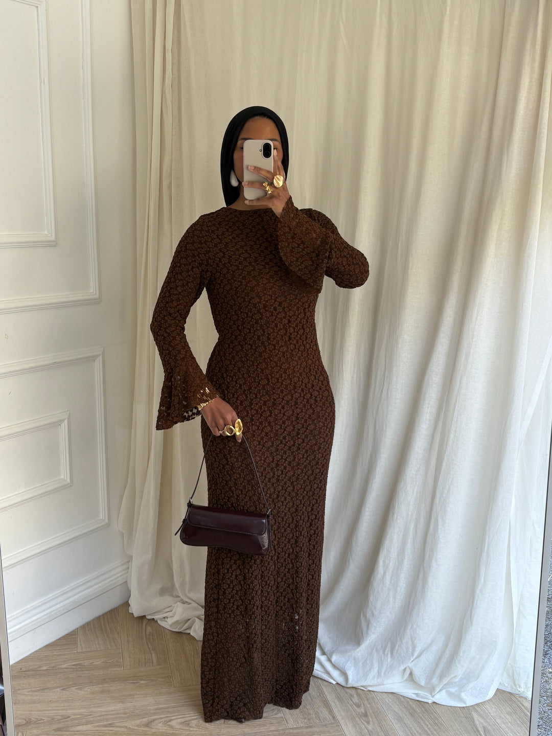 ROBE KAMARA MARRON