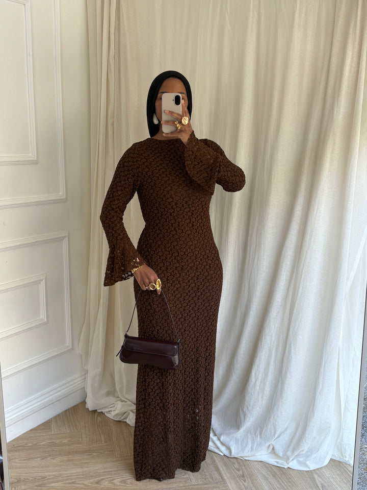 ROBE KAMARA MARRON