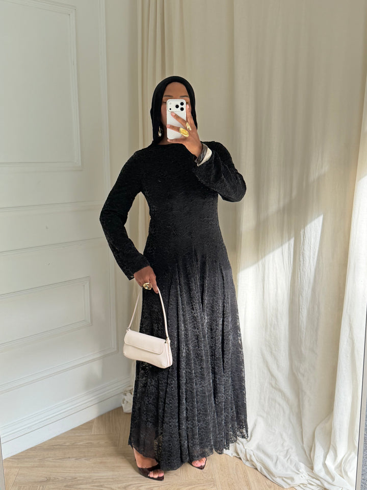 ROBE ODETTE NOIRE