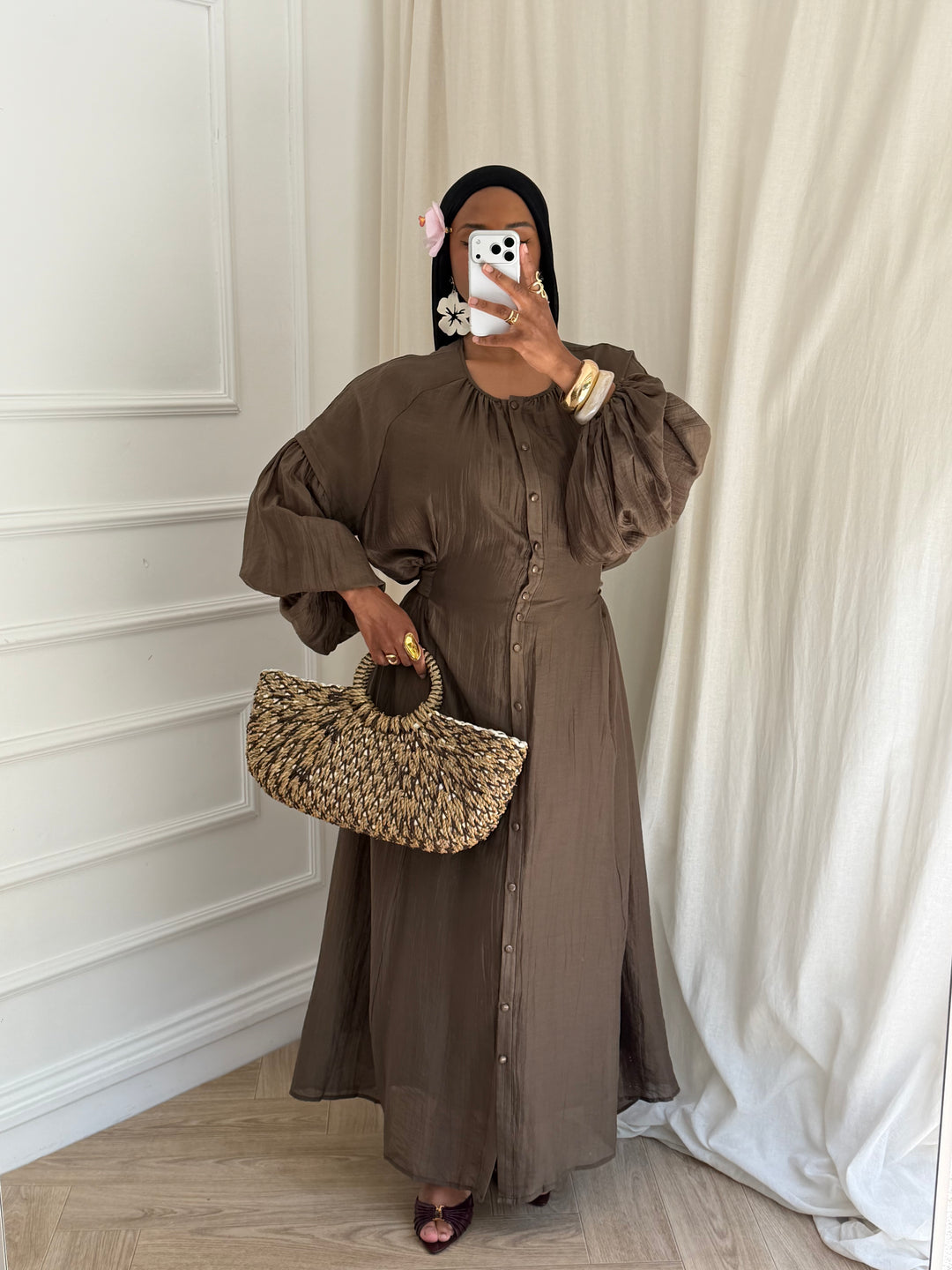 ROBE SOMALYA MARRON