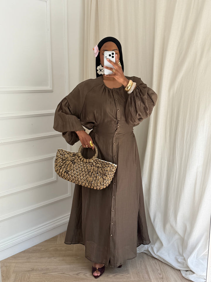 ROBE SOMALYA MARRON